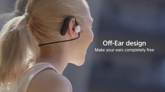 Sony Float Run 無線耳機   Off-Ear 式造型專為運動愛好者而設