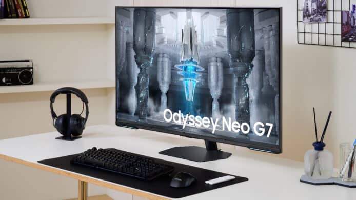 Samsung 43 吋遊戲屏幕   mini-LED 面板 Odyssey Neo G7 43 發表