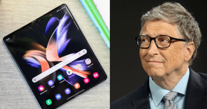 Bill Gates 換手機並非 iPhone   鍾情於 Samsung Galaxy Z Fold4 雙屏幕
