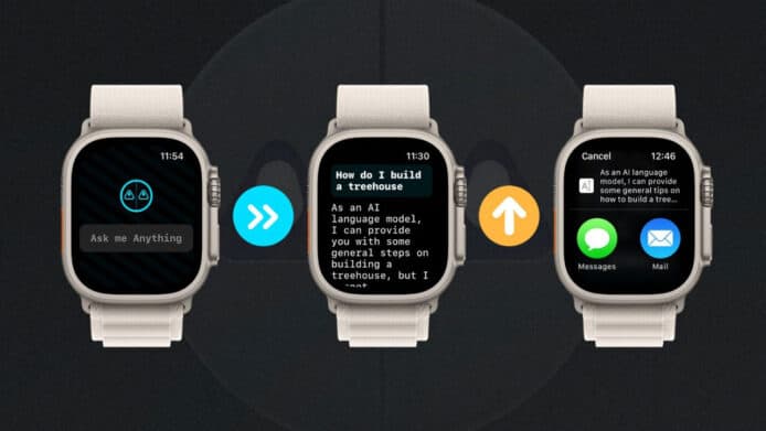 手錶程式 watchGPT 發表   為 Apple Watch 加入 ChatGPT 功能