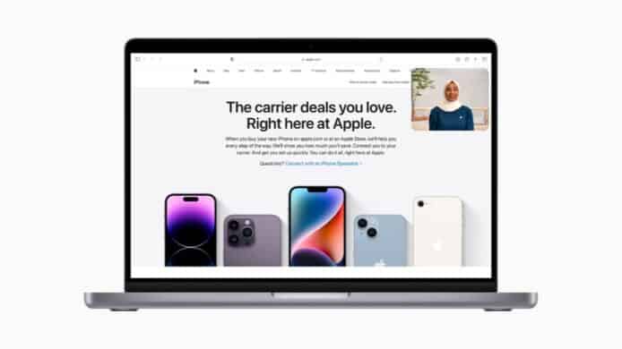 Apple 新視像真人購物助理   畫面上同你一齊揀 iPhone
