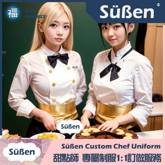 台灣商戶用 AI 生成廣告圖    AI 設計制服＋多名少女像真度超高