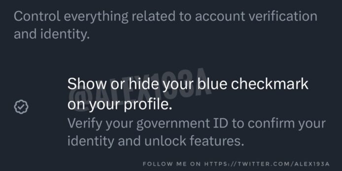 Twitter Blue 用戶將可隱藏藍剔　方便用家保持低調