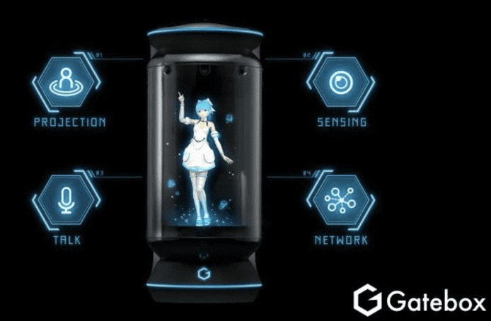【有片睇】ChatGPT 變身虛擬美少女    Gatebox 立體影像 AI  聊天機再強化