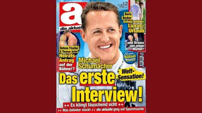 以人工智能捏造訪問內容   德國雜誌社向舒麥加家人致歉