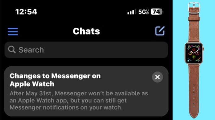 Meta 宣佈 FB Messenger 程式   本月底撤出 Apple Watch 平台