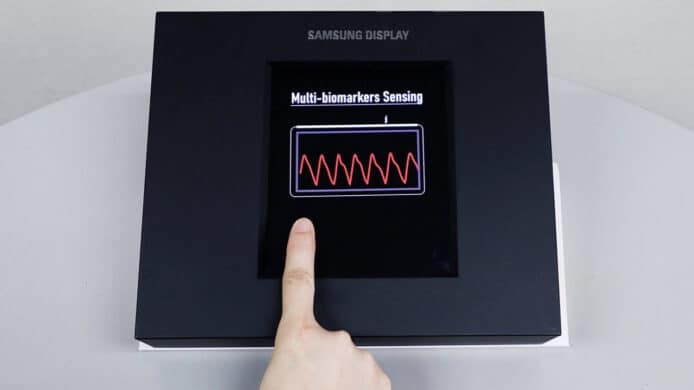 指紋掃描同時監測心率血壓   Samsung 展示新一代 OLED 顯示技術