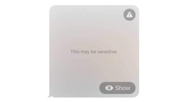 iOS 17 新增敏感內容過濾功能   接收裸照會自動遮蔽並發出警告