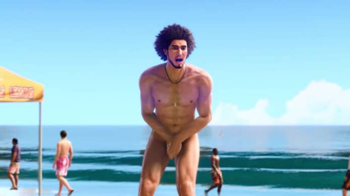 《人中之龍 8》第二條先導預告   主角春日一番全裸現身夏威夷海灘