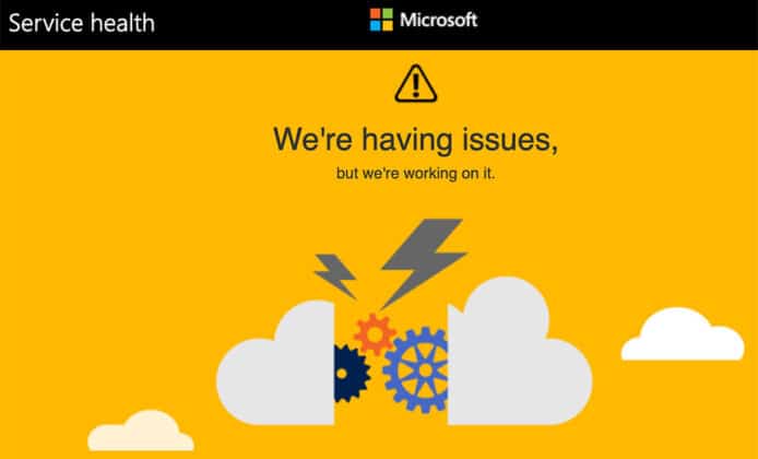 Microsoft 凌晨服務大中斷　Outlook、Teams、OneDrive 全部受影響