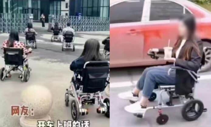 廣州現電動輪椅熱潮　成為年輕人日常代步工具