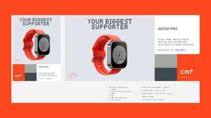 CMF by Nothing 新產品曝光   手錶、耳機、充電器下月底發表