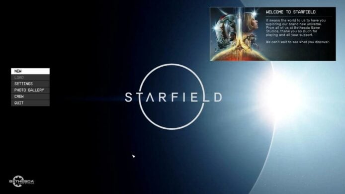 《STARFIELD》起始畫面太頹  前暴雪開發者：感覺似為趕 Deadline