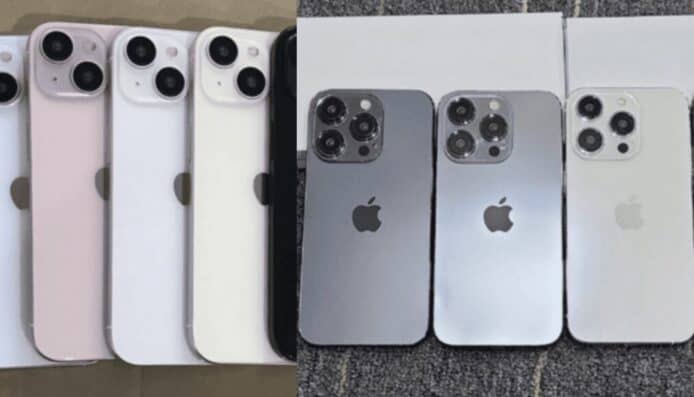 iPhone 15 系列疑似真機殼曝光   9 款配色 + 新泰坦色對比