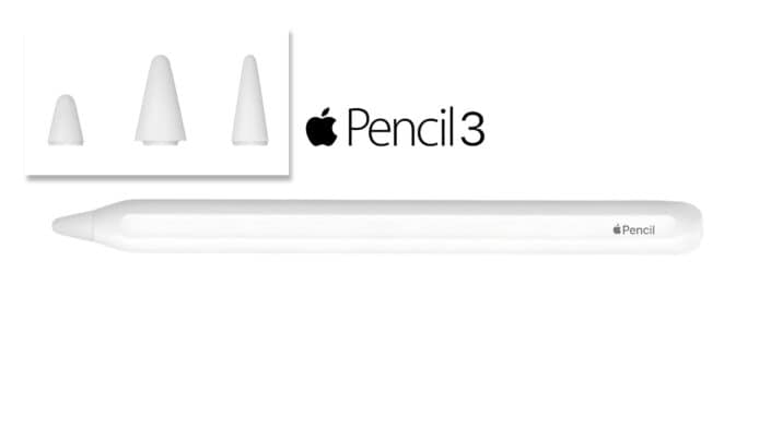 網傳 Apple Pencil 更改設計   第三代加入可換筆尖配合不同用途