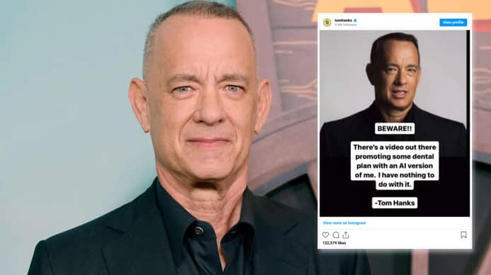 Tom Hanks 於 IG 提醒網民   肖像被 AI Deepfake 用作廣告宣傳