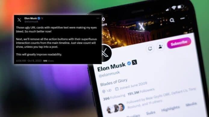 Elon Musk 要簡化版面   社交平台 X 將移除 Like / Repost 數量顯示