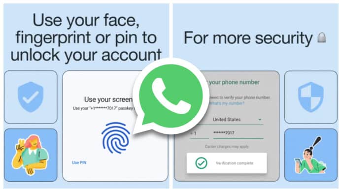 登入更快更安全   WhatsApp 宣佈支援 Passkeys 登入