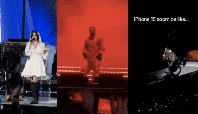 用家分享 iPhone 15 Pro Max 影演唱會   坐後排用 25x 變焦瞬間變頭排