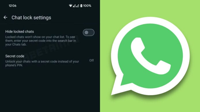 WhatsApp Beta 測試新功能   可自訂密碼上鎖兼隱藏對話