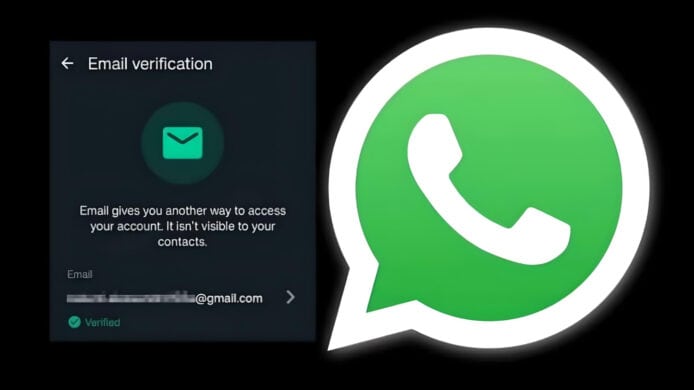 WhatsApp 帳號驗證功能   新增電子郵件選項