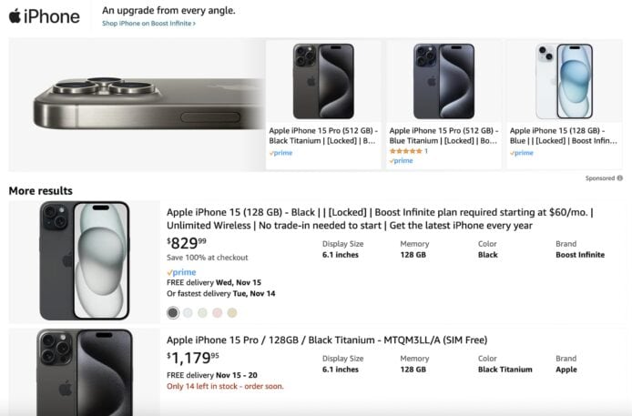 Amazon 疑似幫 Apple 執靚版面　Apple 產品版面竟然無廣告
