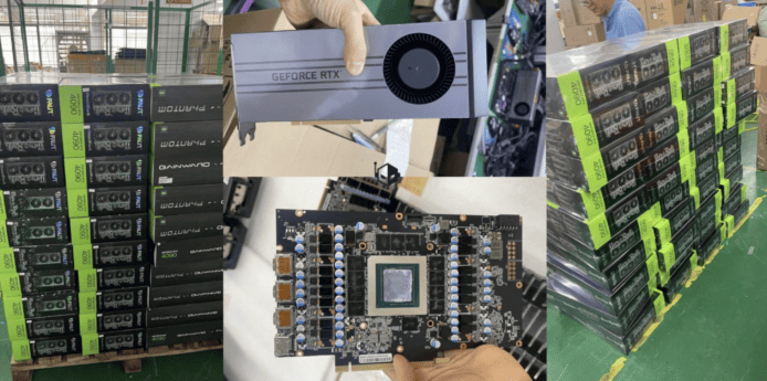 中國拆 RTX 4090 晶片工場曝光   遊戲用顯示卡拆晶片後用於訓練 AI 模型