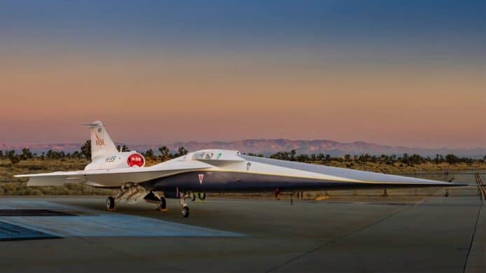 NASA X-59 超音速飛機完成　大幅減少音爆影響