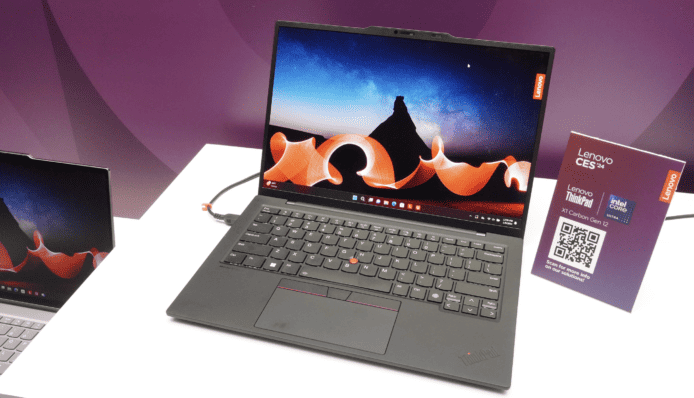 ThinkPad X1 Carbon 12th Gen in CES 2024
