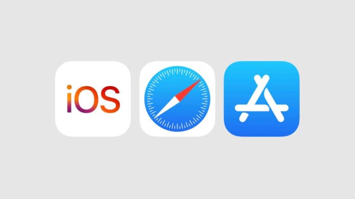 iOS, Safari, App Store, Apple