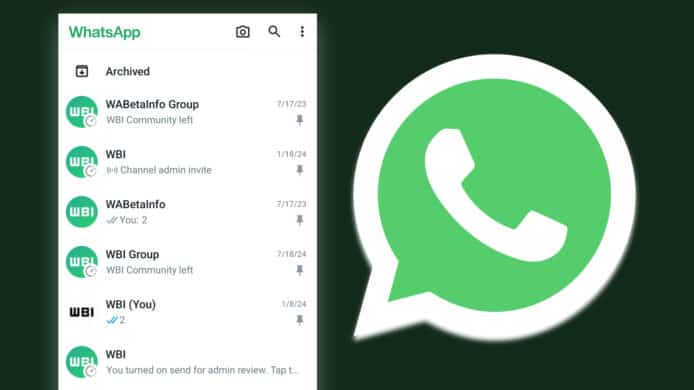 WhatsApp 測試新功能   置頂對話數目增加