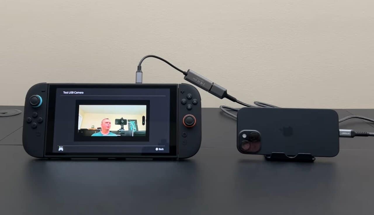iPhone 可用作 Switch 2 攝影機 只需要 2 條連接線就可以輕鬆做到