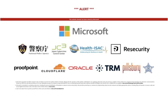 Microsoft聯手日本警方打擊跨國詐騙供應鏈.