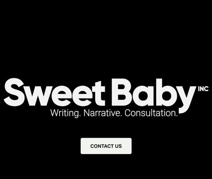 Sweet Baby Inc.品牌標誌，黑底白字.