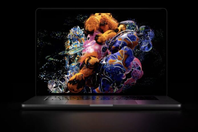 MacBook Pro 觸控螢幕新技術 MacBook Pro 觸控螢幕顯示鮮豔畫面.