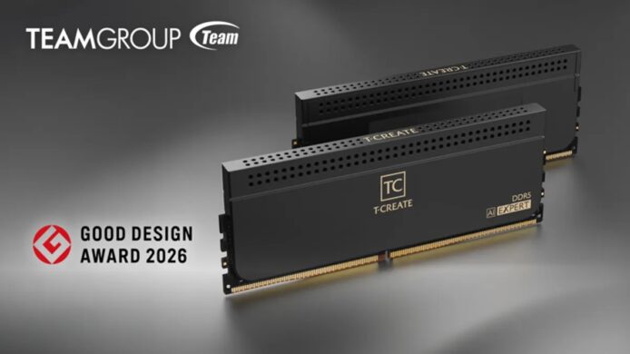 獲日本設計獎的128GB DDR5記憶體.