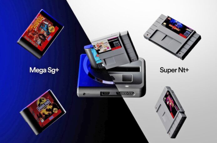 Super Nt+ 和 Mega Sg+ 典藏遊戲主機展示.