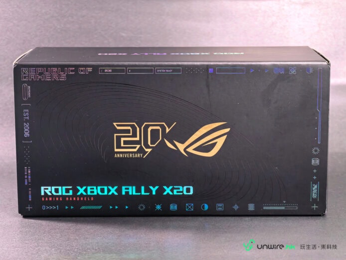 ROG XBOX Ally X20 包裝盒 ROG XBOX Ally X20 遊戲手柄包裝盒.