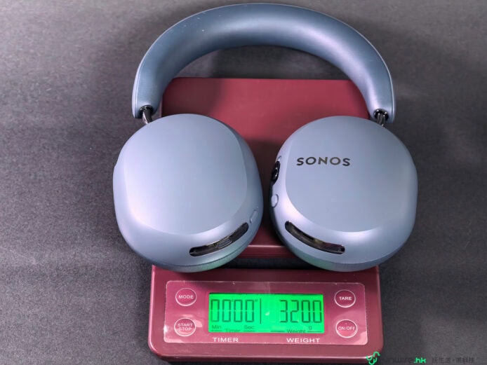 Sonos 無線降噪耳機藍色摺疊設計.