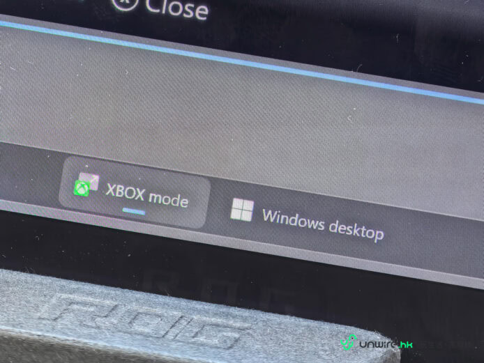 ROG XBOX Ally X20 評測 ROG XBOX Ally X20 遊戲控制器界面.