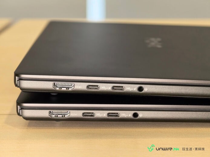 ASUS ProArt P14 / P16 輕薄筆電接口特寫.