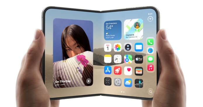 IPhone 14 Pro顯示多個應用程式界面.