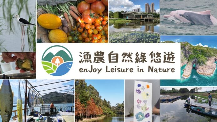 香港自然綠悠遊風景及漁港活動.