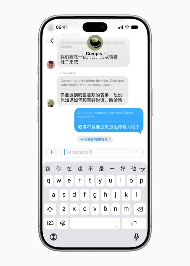 IPhone 線上對話截圖的訊息對話畫面.