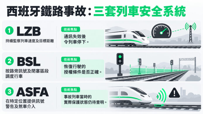 西班牙高鐵三套安全系統示意圖.